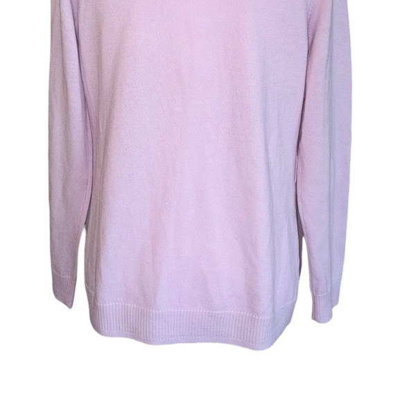 Brooks Brothers Lavender Lilac Merino Wool Ruffle Cardigan - M - Picture 7 of 9